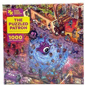 Magic Puzzle Company The Puzzled Patron 1000 Piece Jigsaw Puzzle Surprise Ending